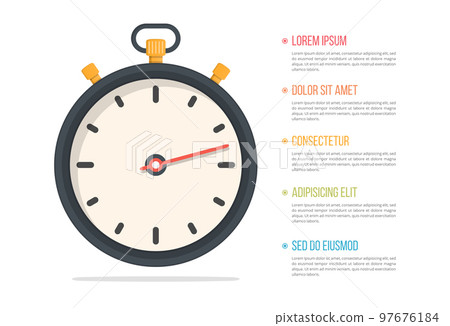 Stopwatch - Stock Illustration [97676184] - PIXTA