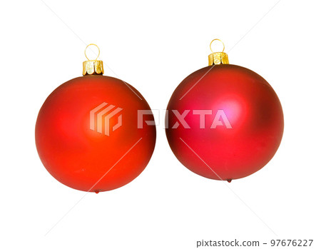 Red ornaments Red ornaments 97676227