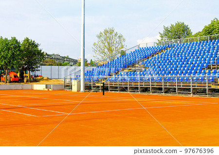 Tennis court works Tennis court works 97676396