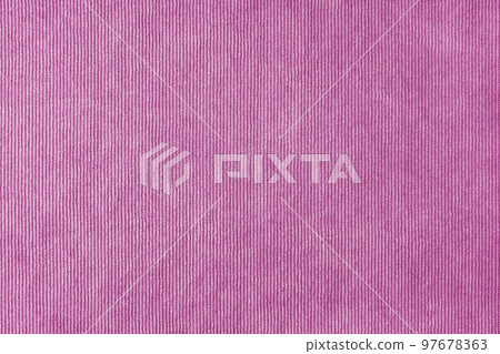 Pink velveteen upholstery fabric texture background. 97678363
