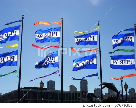 San Francisco Pier 39 flag 97679395