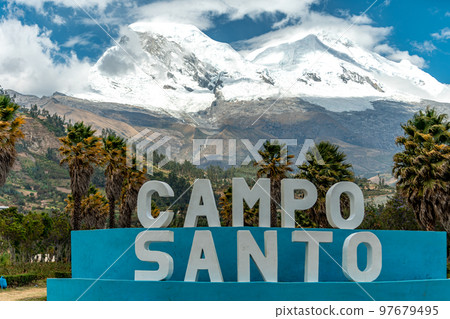 Huascaran National Park in Peru in Yungay. UNESCO World Natural Heritage List. biosphere reserve in the Andes Huascaran National Park in Peru in Yungay. UNESCO World Natural Heritage List. biosphere reserve in the Andes 97679495