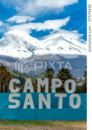 Huascaran National Park in Peru in Yungay. UNESCO World Natural Heritage List. biosphere reserve in the Andes Huascaran National Park in Peru in Yungay. UNESCO World Natural Heritage List. biosphere reserve in the Andes 97679496