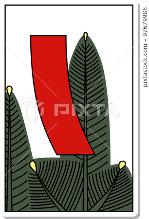 貼紙 Kazahanafuda Mutsuki 松紅短一月松和紅短 97679988