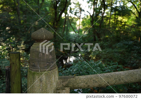 meiji shrine shrine harajuku tokyo japan building blue sky blue clouds outdoors torii tree nature couple couple tree couple 97680072