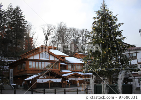 Christmas tree and Kusatsu Onsen Shirahata no Yu 97680331