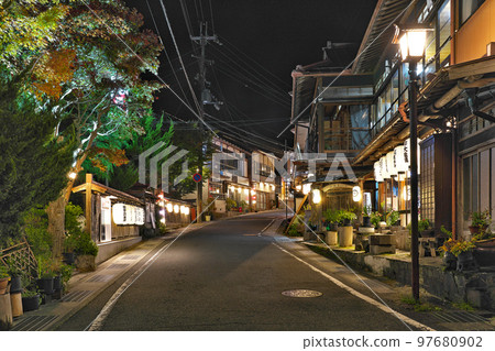 [Dorogawa Onsen Dorogawa (Night)] Dorogawa, Tenkawa Village, Yoshino District, Nara Prefecture 97680902