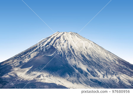 Mt. Hakone Komagatake Mt. Fuji seen from Mt. Fuji Observation Square 97680956