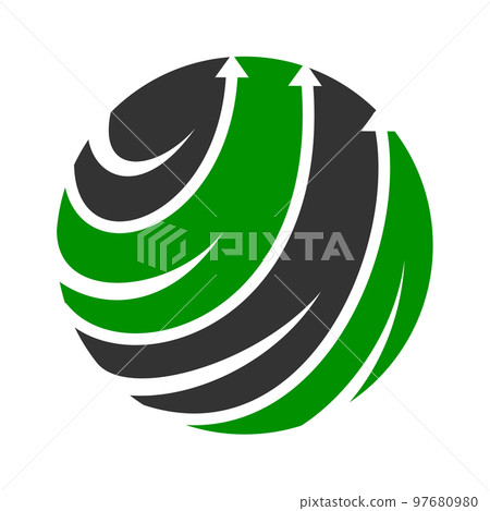 Grow Logo Design Template Icon Illustration Brand Identity vector 97680980