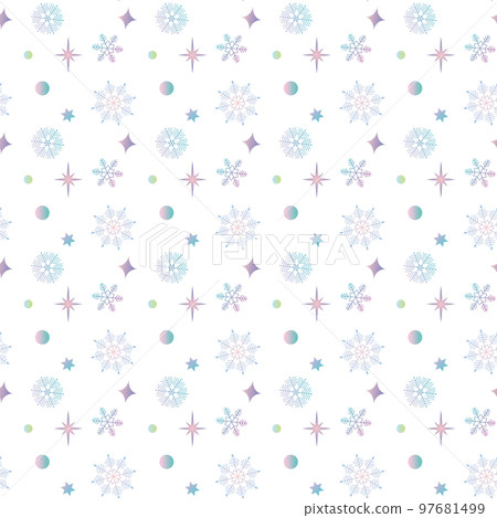 gradient snowflake pattern 97681499