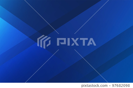 Luxury blue abstract background, diagonal gradient lines, vector material 97682098