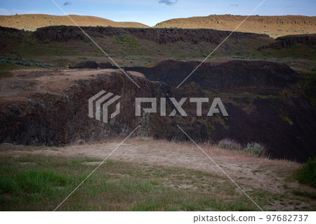 dry natural landscape 97682737