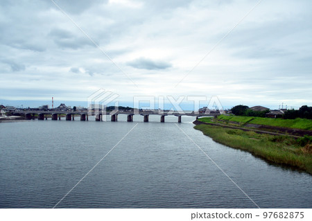 Scenery between Kutsuami Station and Nakatsu Station on the Nippo Main Line (Summer 2022) 97682875