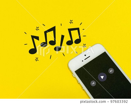 Listen to music on your smartphone 97683392