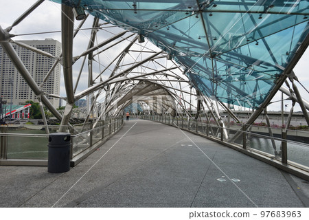 singapore landmark helix bridge 97683963
