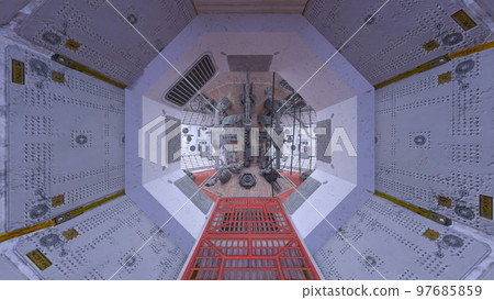 Scenery inside the spacecraft 97685859