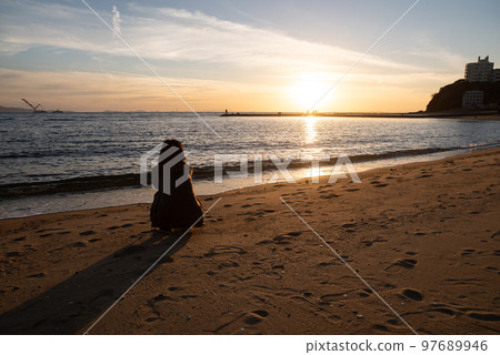 黃昏的海灘 黃昏的海灘 97689946