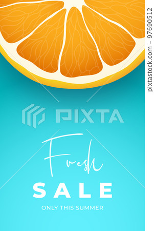 Fresh Sale vertical banner.  97690512
