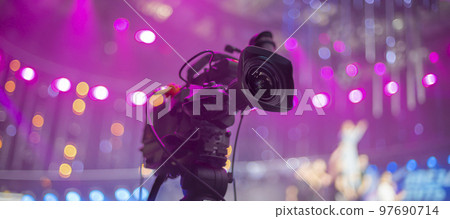 studio camera at the concert. studio camera at the concert. 97690714