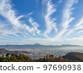 December (Winter) Kofu Basin and Mt.Fuji Yamanashi Prefecture 97690938