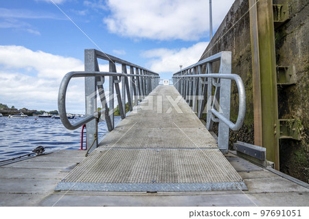 The pier at Ballina harbour in County Mayo - Ireland The pier at Ballina harbour in County Mayo - Ireland 97691051