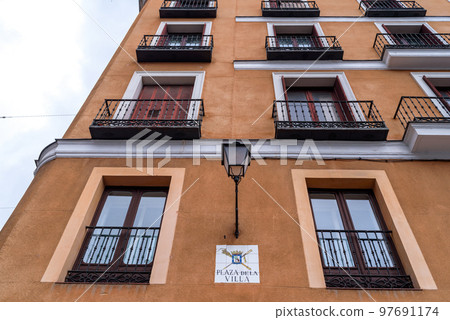 Plaza de la Villa old square in central Madrid, Spain Plaza de la Villa old square in central Madrid, Spain 97691174
