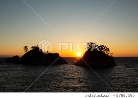 Sunset and Dogashima 97693596