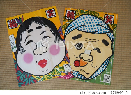 Fukuwarai, game, New Year, Okame, Japan, tradition, ancient, old, old, play, child, New Year, board game Fukuwarai, game, New Year, Okame, Japan, tradition, ancient, old, old, play, child, New Year, board game 97694641