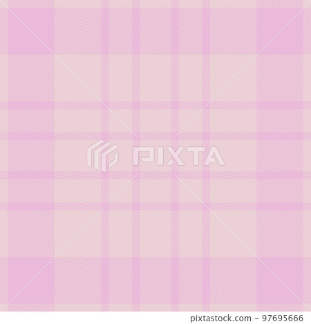 Plaid check pattern. Seamless fabric texture. Tartan textile print. 97695666