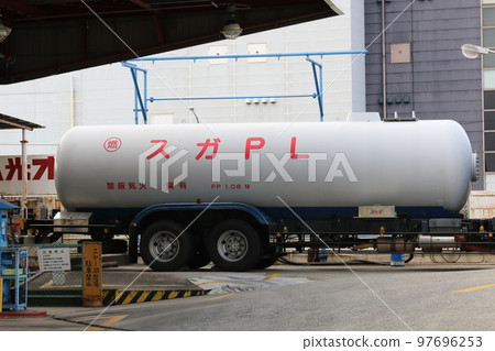 Vehicles carrying LP gas Vehicles carrying LP gas 97696253