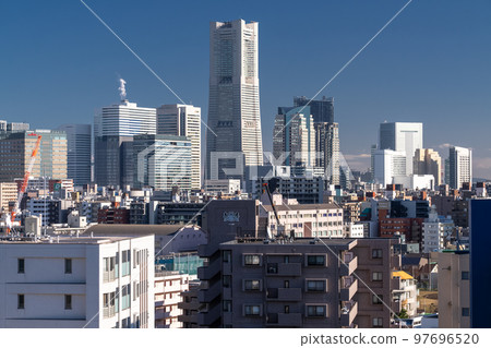“神奈川縣”橫濱市景/住宅區 97696520