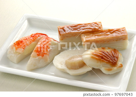 Freshly Fried Kamaboko Kamaboko Sea of Okhotsk Delicacy Freshly Fried Kamaboko Kamaboko Sea of Okhotsk Delicacy 97697043