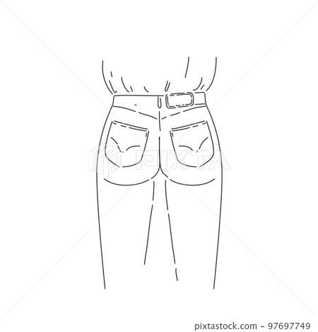 Set of art simple design line girls portraits. Set of art simple design line girls portraits. 97697749