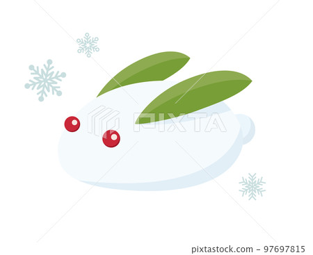 A snow rabbit 97697815