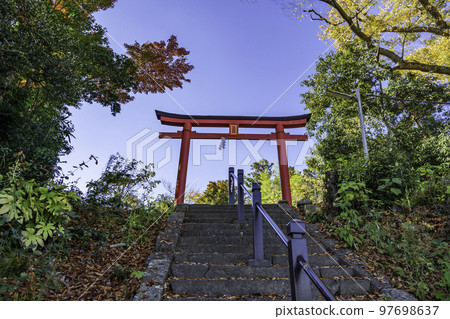 兵庫縣丹波筱山黑岡春日神社愛宕神社鳥居門丹波筱山市 兵庫縣丹波筱山黑岡春日神社愛宕神社鳥居門丹波筱山市 97698637