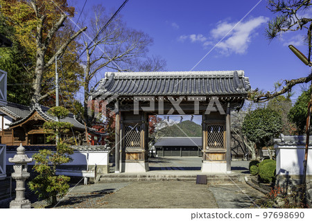 兵庫縣丹波筱山黑岡春日神社隨神門 97698690