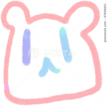 Rainbow line Bear illustrations 97698801