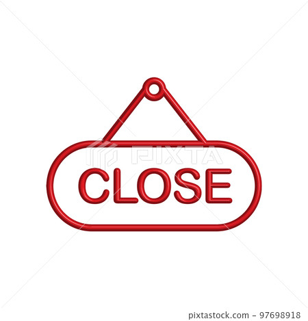 Illustration Vector graphic of Close Sign icon Illustration Vector graphic of Close Sign icon 97698918