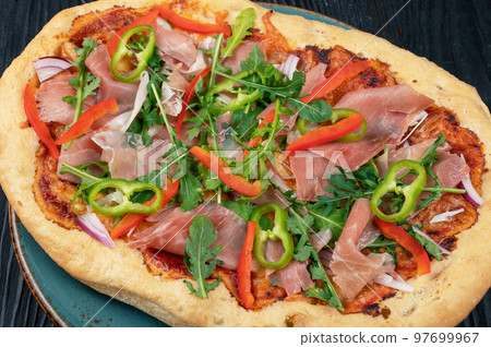 Pizza with hamon 97699967