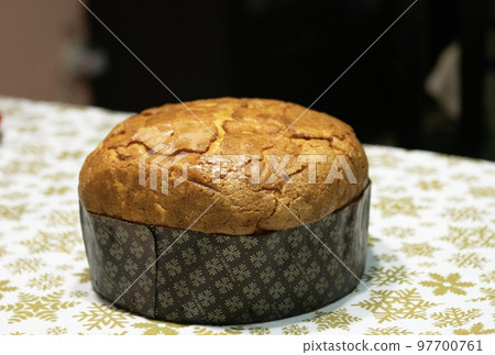 Easter orthodox sweet bread. Traditional Italian Christmas Cake. 97700761