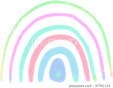 Rainbow line Rainbow illustrations - Stock Illustration [97701135] - PIXTA