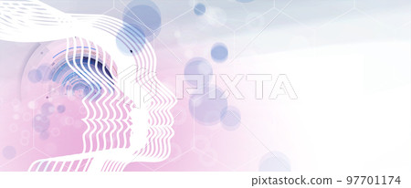 Conceptual technology illustration of artificial intelligence 97701174