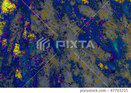 Abstract grunge art background texture with colorful paint splashes 97703255