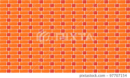 Brick wall masonry seamless pattern. Brown decorative brickwork repeating texture. Bricks rural background. Vector Brick wall masonry seamless pattern. Brown decorative brickwork repeating texture. Bricks rural background. Vector 97707154