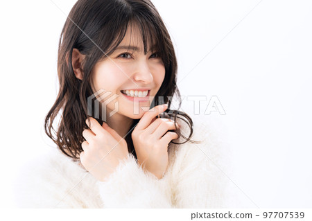 Woman beauty beauty make-up skin care knit Woman beauty beauty make-up skin care knit 97707539