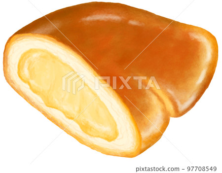 奶油麵包橫截面 奶油麵包橫截面 97708549