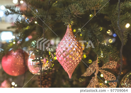 23 Dec 2022 Christmas decorations at shopping mall, hong kong 97709064