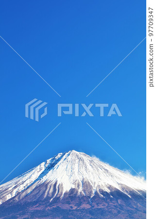Shizuoka Prefecture Mt.Fuji in the blue sky Shizuoka Prefecture Mt.Fuji in the blue sky 97709347