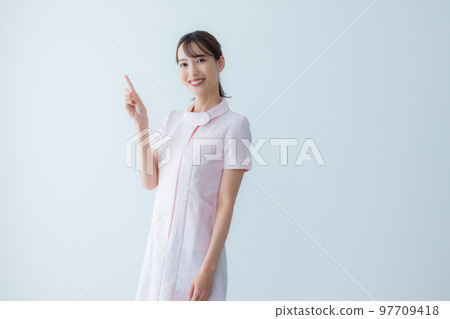 A lady in white A lady in white 97709418