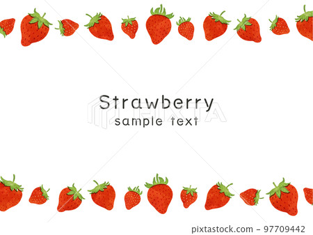 草莓水平線框架圖 97709442